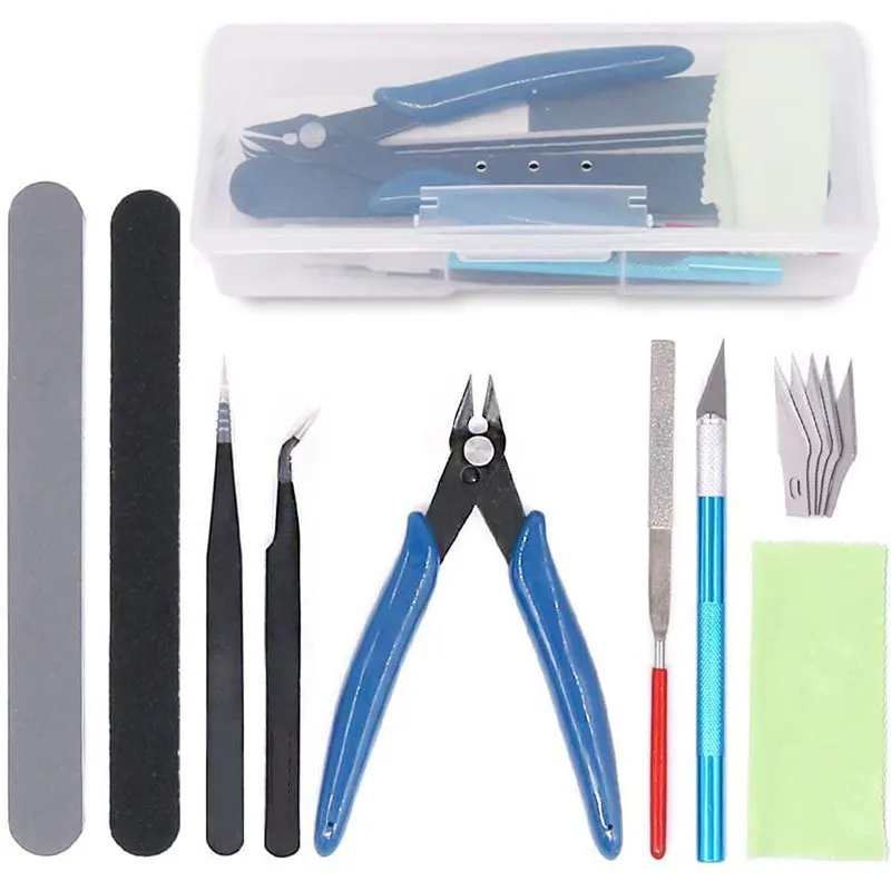 Model Kit Tools - ชุดเครื่องมือประกอบโมเดลกันดั้ม ชุดเครื่องมือพื้นฐานสำหรับงานอดิเรก ประกอบและสร้างโมเดล