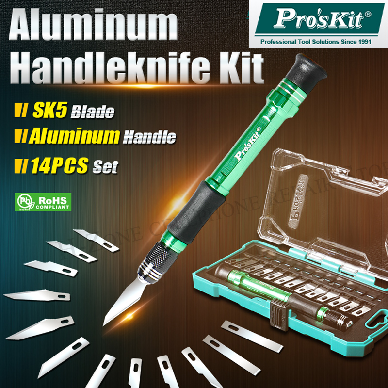 Model Kit Cutter - Pro'skit PD-398 handmade Art ชุดมีดแกะสลัก 13