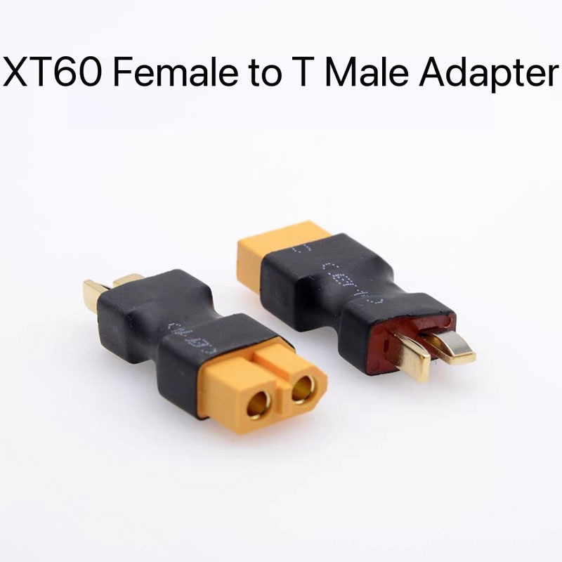 Model Kit Tools - อะแดปเตอร์แบตเตอรี่ลิเธียมสำหรับเครื่องบินจำลอง ตัวแปลงปลั๊ก T เป็น XT60 XT30