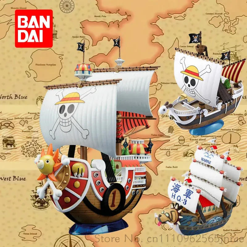 Model Kit One Piece Going Merry - ชุดประกอบเรือโจรสลัดวันพีซ แบนได รุ่น เรือเธาซันด์ซันนี่ โกอิ้งเมอร์รี่ แฮนค็อก