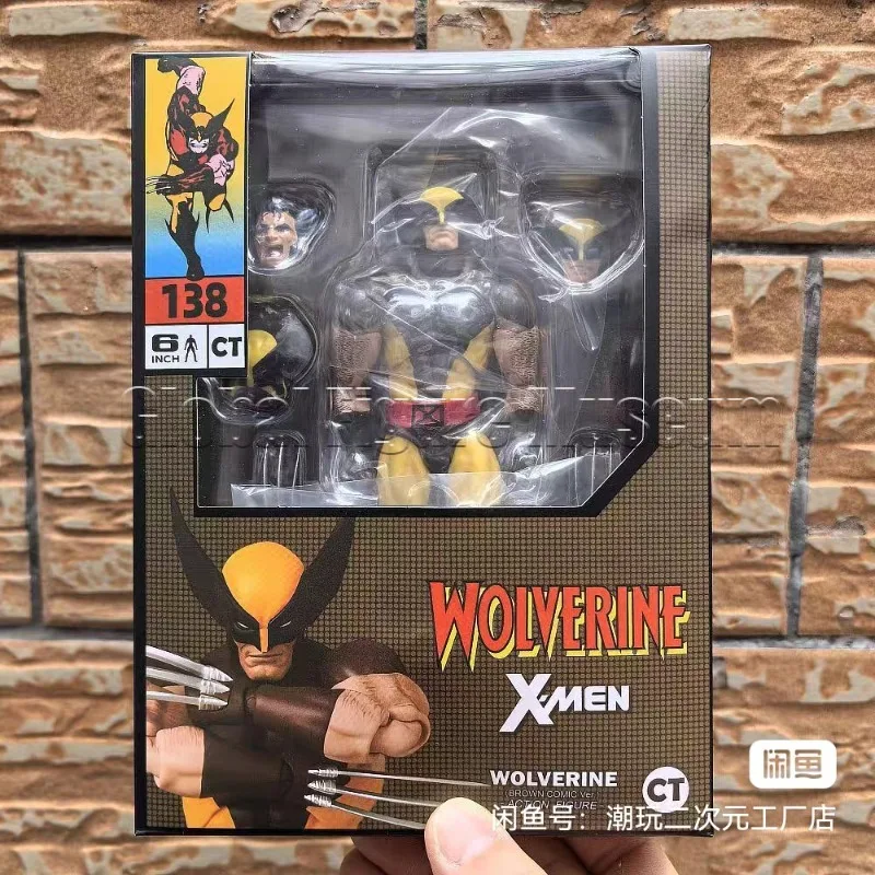 Model Kit Wolverine - สินค้าพร้อมส่ง Ct Toy Brown Wolverine Mafex