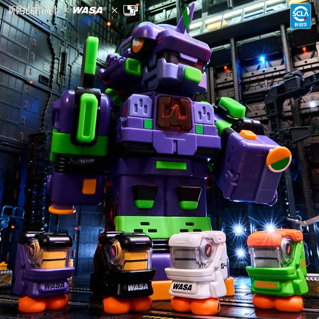 Model Kit Mecha - WASA เอวา เอเวนเจอร์เลียน 01 กล่องสุ่มฟิกเกอร์หุ่นยนต์แอคชั่น กล่องปริศนา