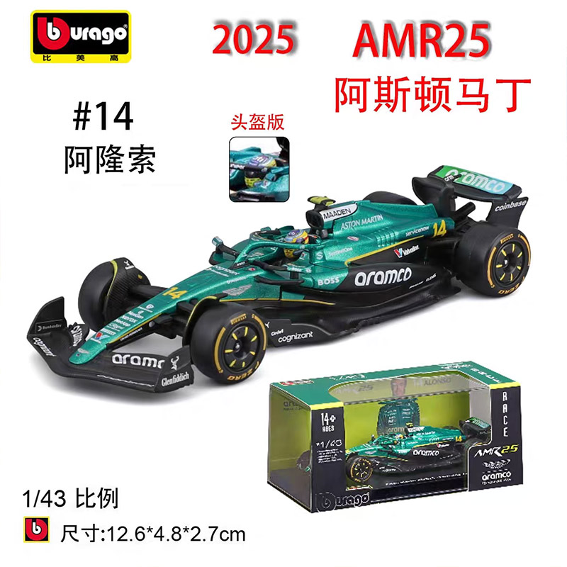 รถโมเดล Bburago อัตราส่วน 1:43 - Model Kit F1 บทวิจารณ์และราคา