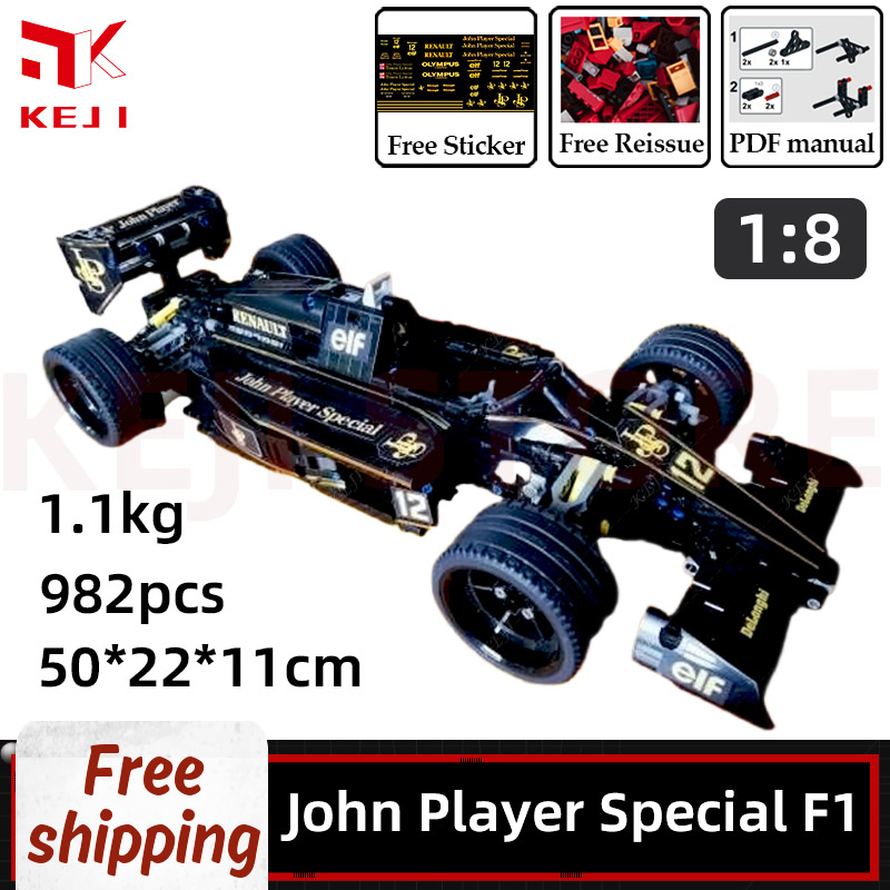 Keji MOC-70614 John รถแข่ง F1แ - Model Kit F1 บทวิจารณ์และราคา