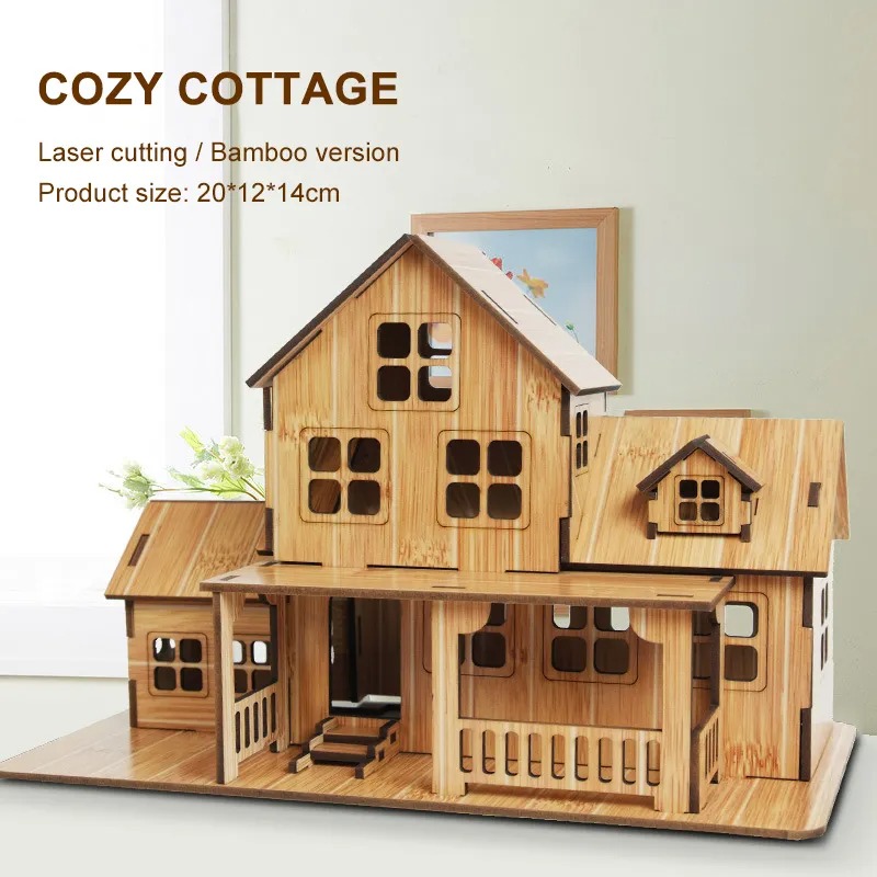 ชุดตัวต่อไม้ 3 มิติ รุ่นบ้านพั - Model Kit Mecha บทวิจารณ์และราคา