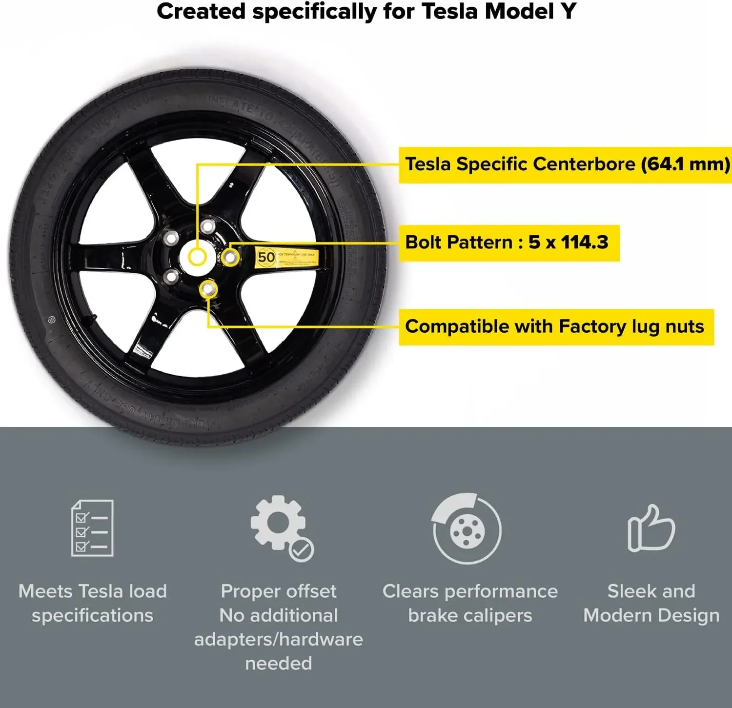 ชุดยางอะไหล่สำหรับ Tesla Model - Model Kit Tools บทวิจารณ์และราคา