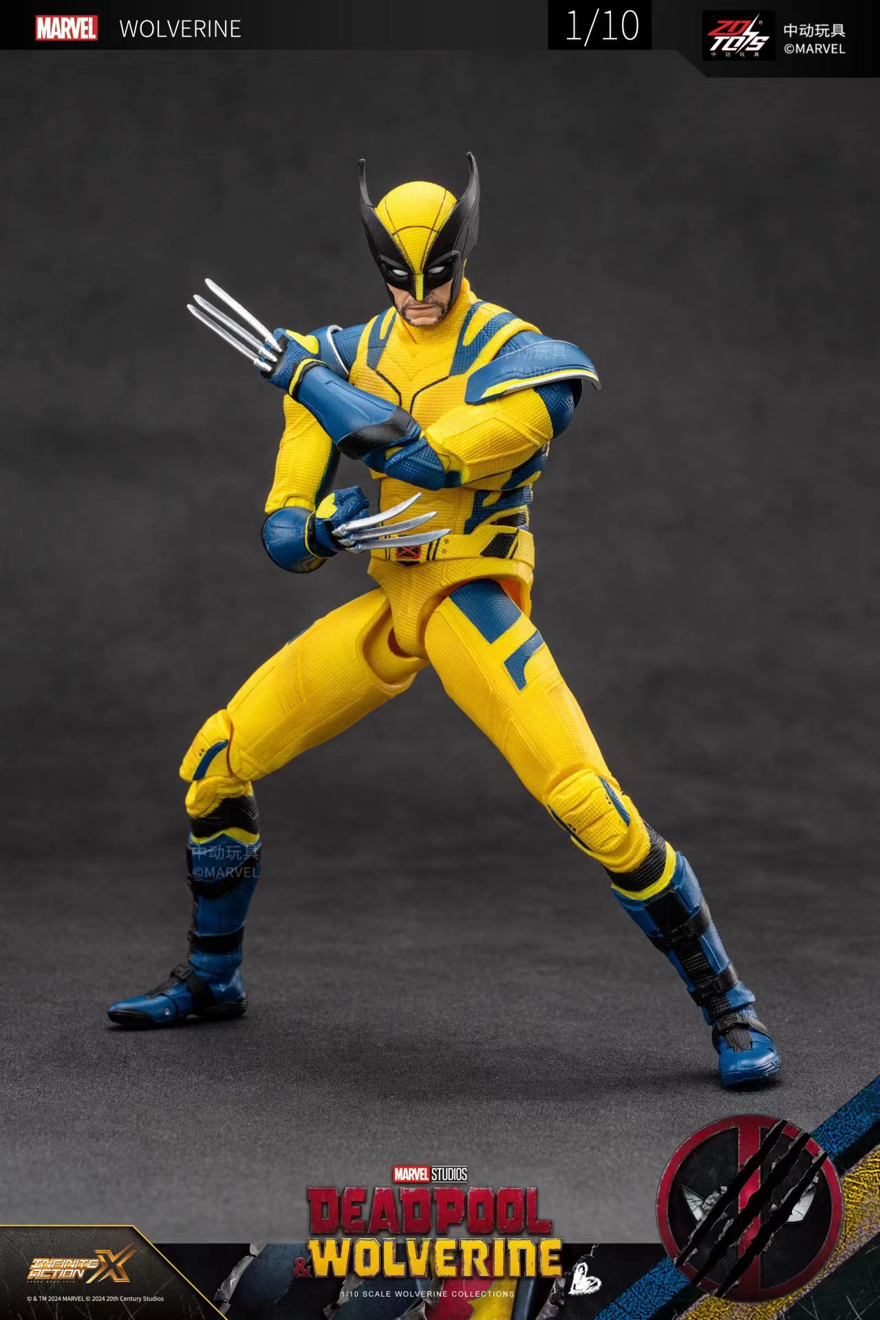 Original 2024 Deadpool & Wolve - Model Kit Wolverine บทวิจารณ์และราคา