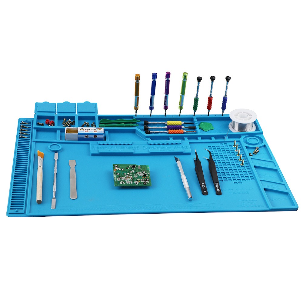 แผ่นรองสถานีบัดกรีแผ่นรองทํางา - Model Kit Vise บทวิจารณ์และราคา