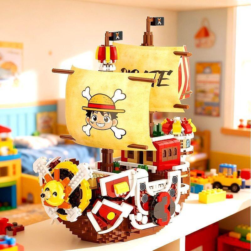 โมเดลตัวต่อเรือพันซันนี่ วันพี - Model Kit One Piece Ship บทวิจารณ์และราคา
