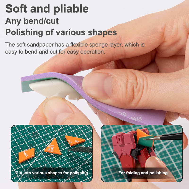 9 ชิ้น/เซ็ต 400~1200 แท่งขัดแบ - Model Kit Tools บทวิจารณ์และราคา