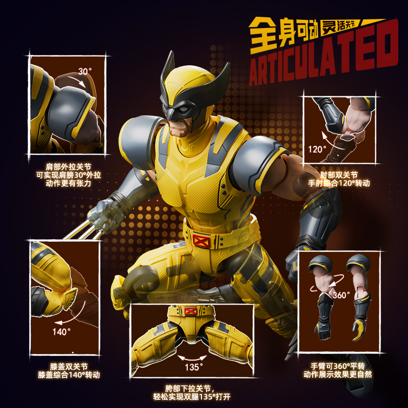 ฟิกเกอร์ BLOKEES Original 2024 - Model Kit Wolverine บทวิจารณ์และราคา